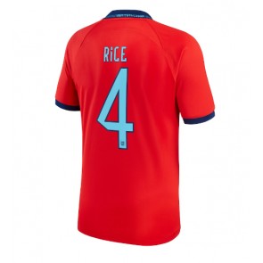 England Declan Rice #4 Replika Udebanetrøje VM 2022 Kortærmet